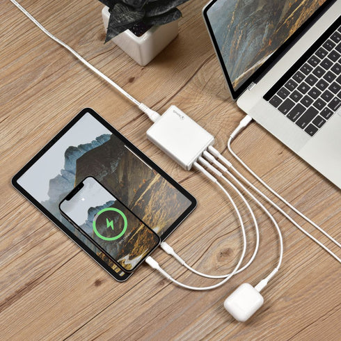 Bonelk Desktop Charger, 2 x USB-C / 2 x USB-A, 65W - Digital3d.com.au
