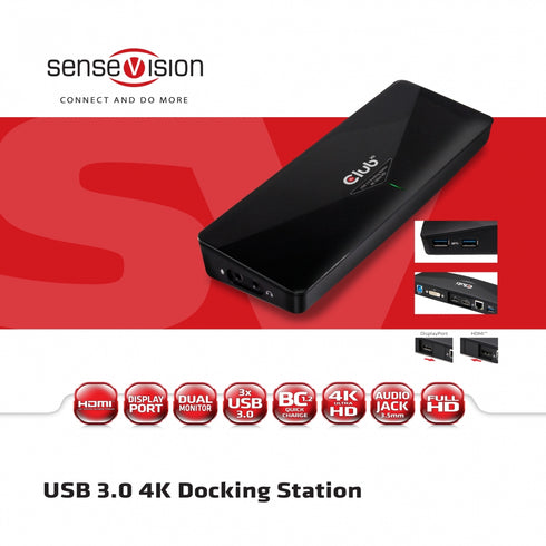 SINGLE 4K OR DUAL HD DISPLAY DOCKING STATION - Digital3d.com.au