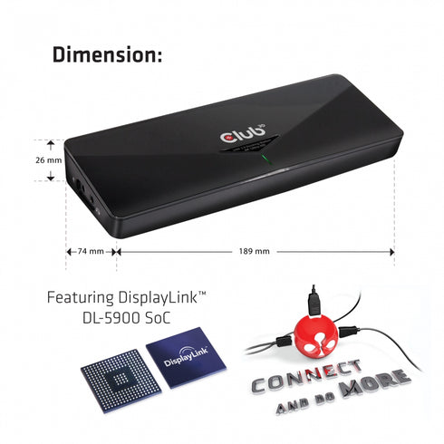 SINGLE 4K OR DUAL HD DISPLAY DOCKING STATION - Digital3d.com.au