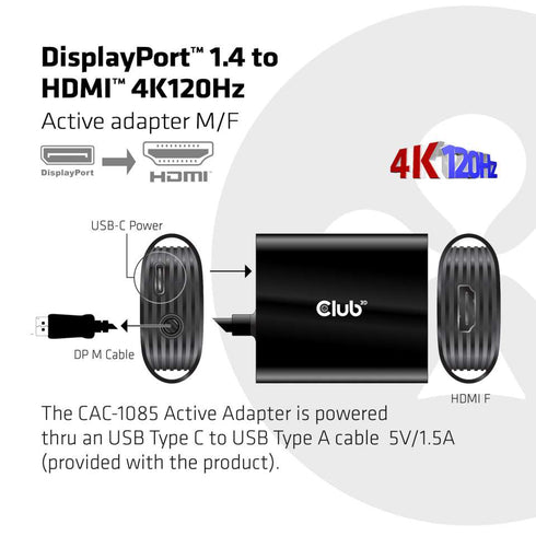 HDMI TO DISPLAYPORT ADAPTER - Digital3d.com.au