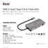 Club 3D CSV-1593 USB-C 8 in 1 Multiport Hub - Digital3d.com.au