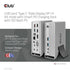 Club 3D CSV-1568 USB-C Triple Display DP™ Alt mode + Smart PD Displaylink Docking Station with 120 Watt PSU - Digital3d.com.au