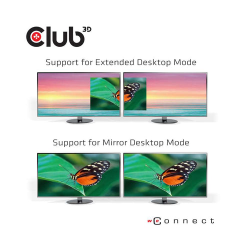 Club 3D CSV-1562 is an USB-C Universal Triple Display 4K60Hz Docking Station - Digital3d.com.au
